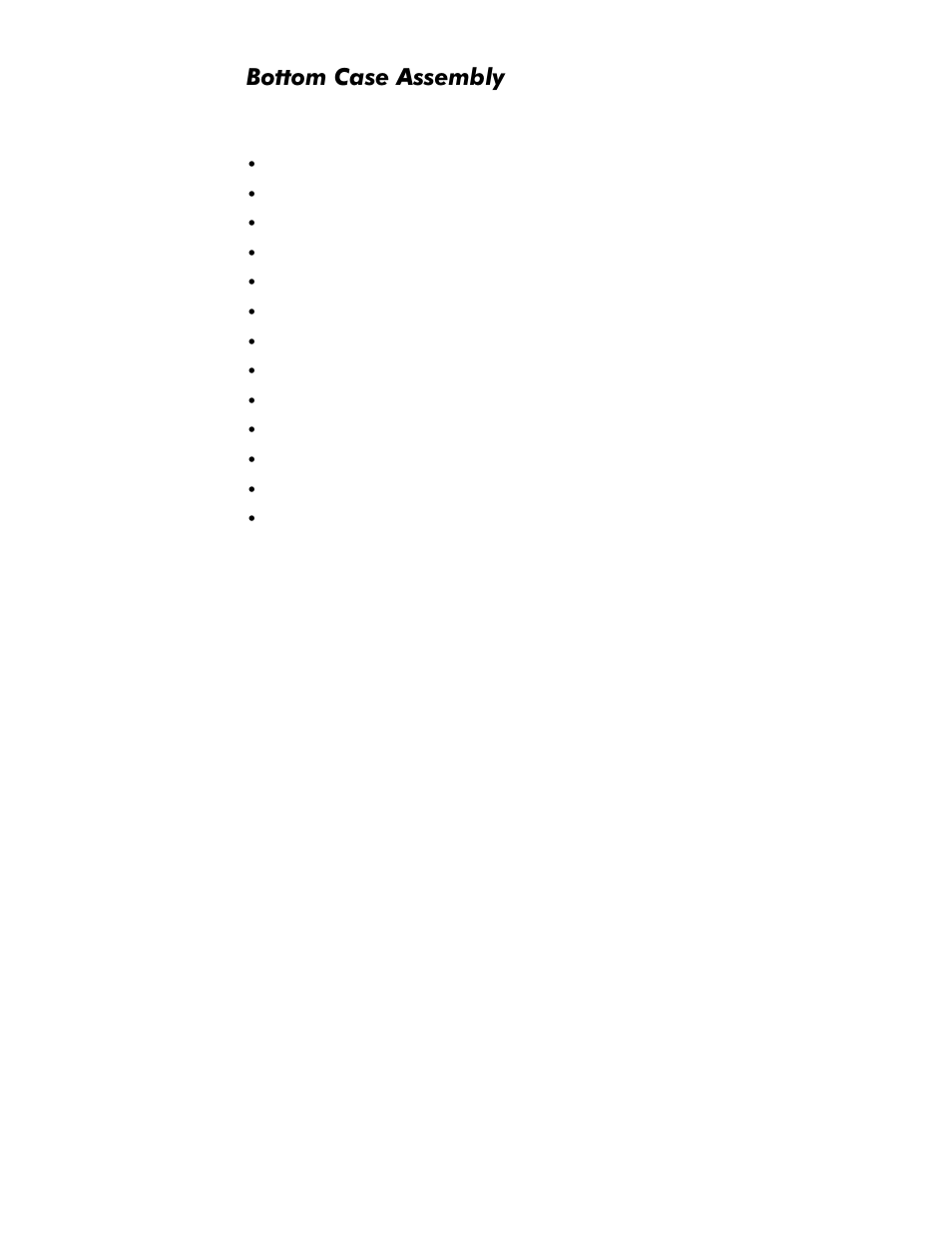 Bottom case assembly, Bottom case assembly -40, Rwwrp&dvh$vvhpeo | Dell Latitude Cpi User Manual | Page 76 / 93