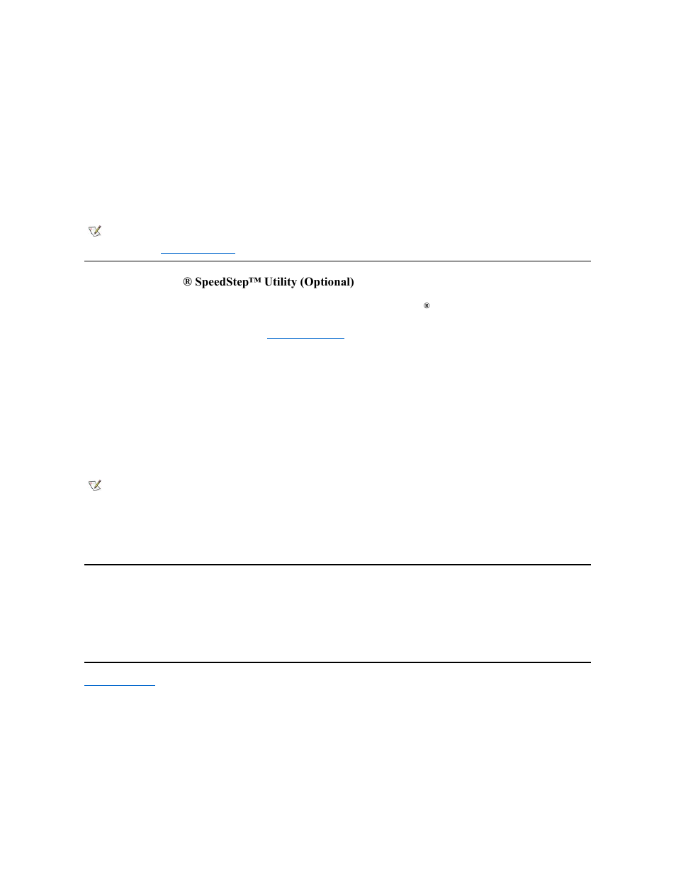 Installing the intel speedstep utility (optional), Updating drivers and utilities | Dell Inspiron 5000 User Manual | Page 15 / 76