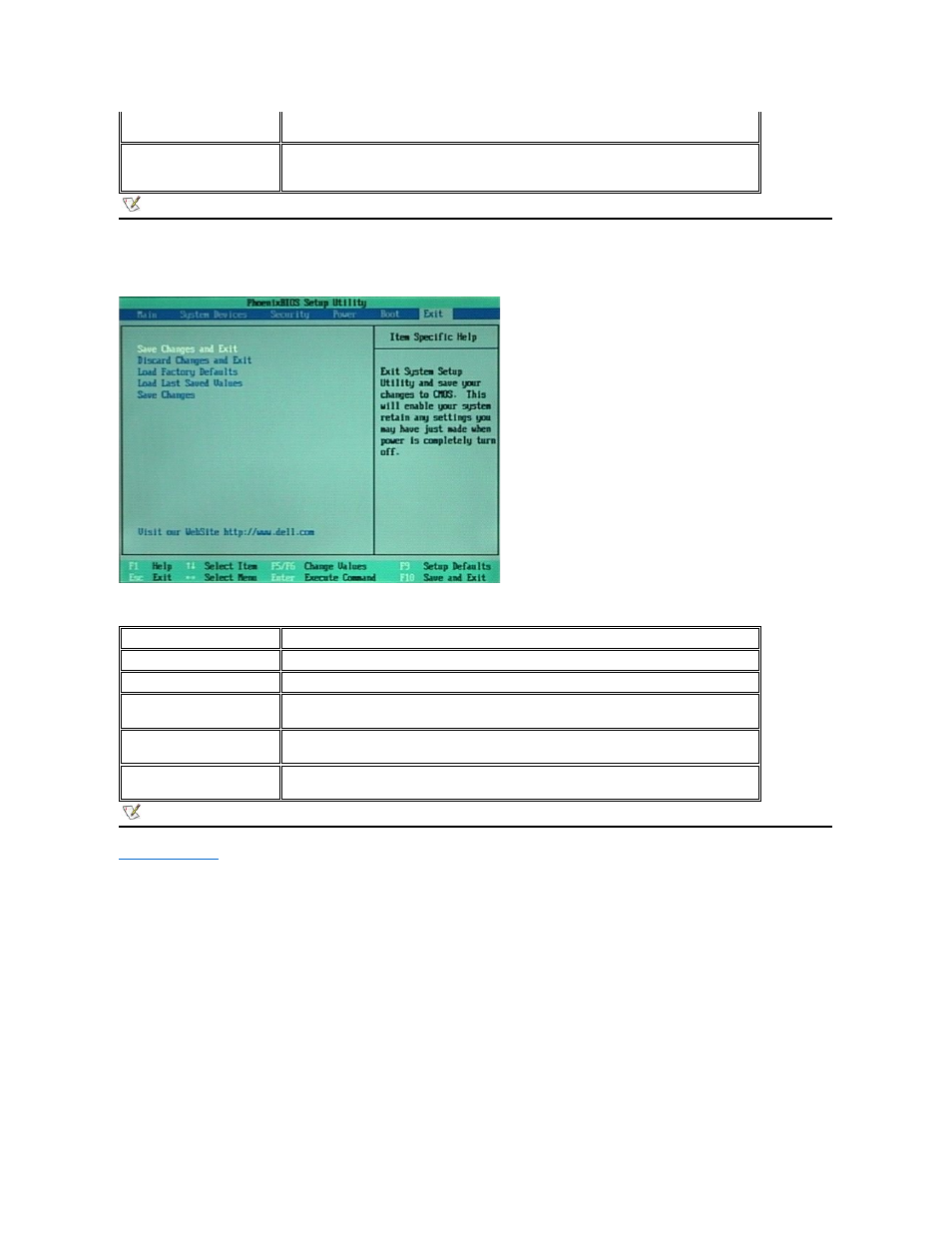 Menu, and, Exit, Exit menu | Dell Inspiron 5000 User Manual | Page 65 / 76