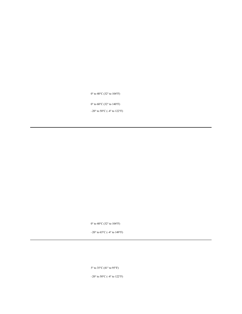 Ac adapter, Environmental | Dell Inspiron 5000 User Manual | Page 73 / 76