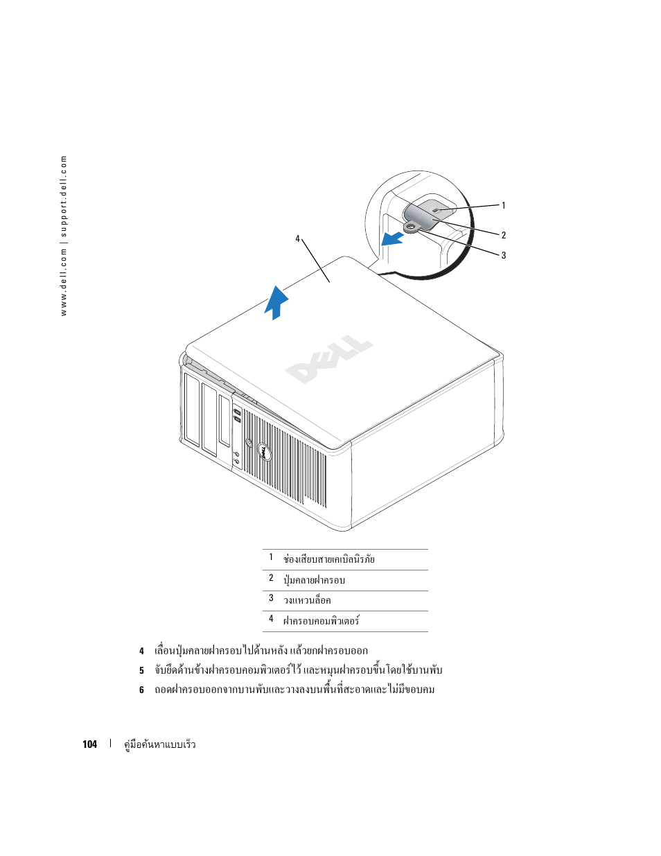 ˁf f, F f f | Dell OptiPlex GX520 User Manual | Page 104 / 128