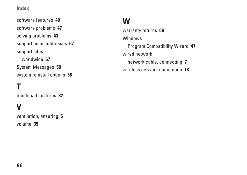 Dell Inspiron 13z (N301z, Mid 2010) User Manual | Page 88 / 90