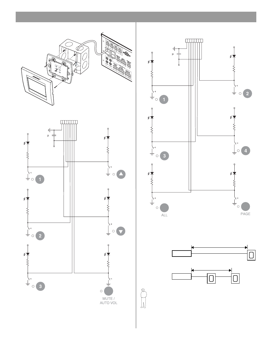 0 hardware installation, 17 of 66, Freespace | Ab d e | Bose FREESPACE 4400 User Manual | Page 20 / 70