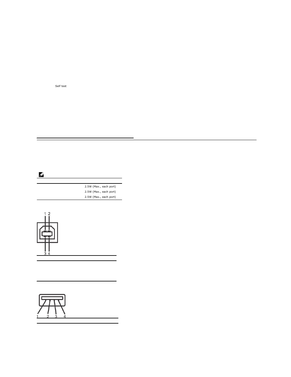 Universal serial bus (usb) interface | Dell 2208WFP Monitor User Manual | Page 6 / 30