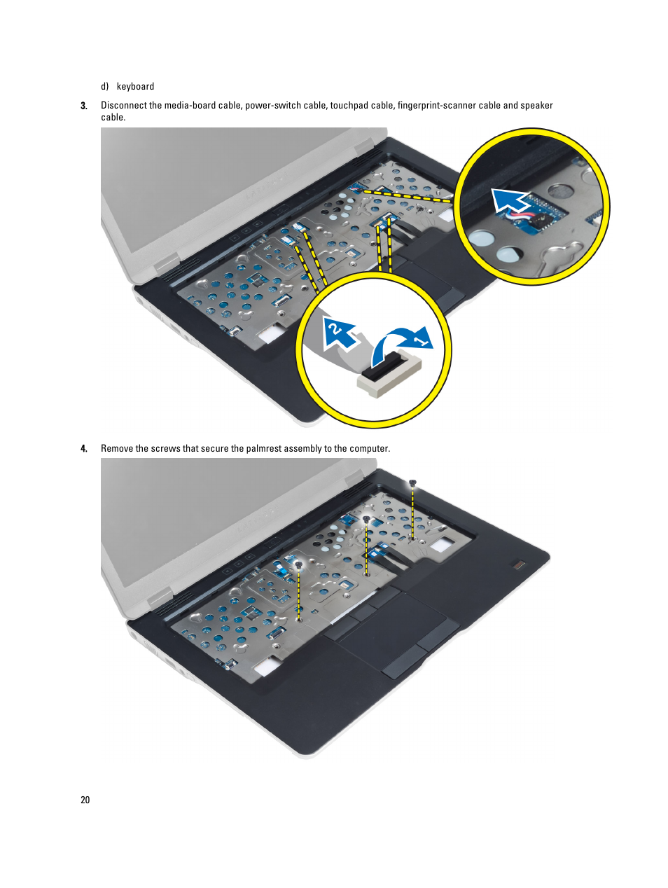 Dell Latitude 6430u (Late 2012) User Manual | Page 20 / 61