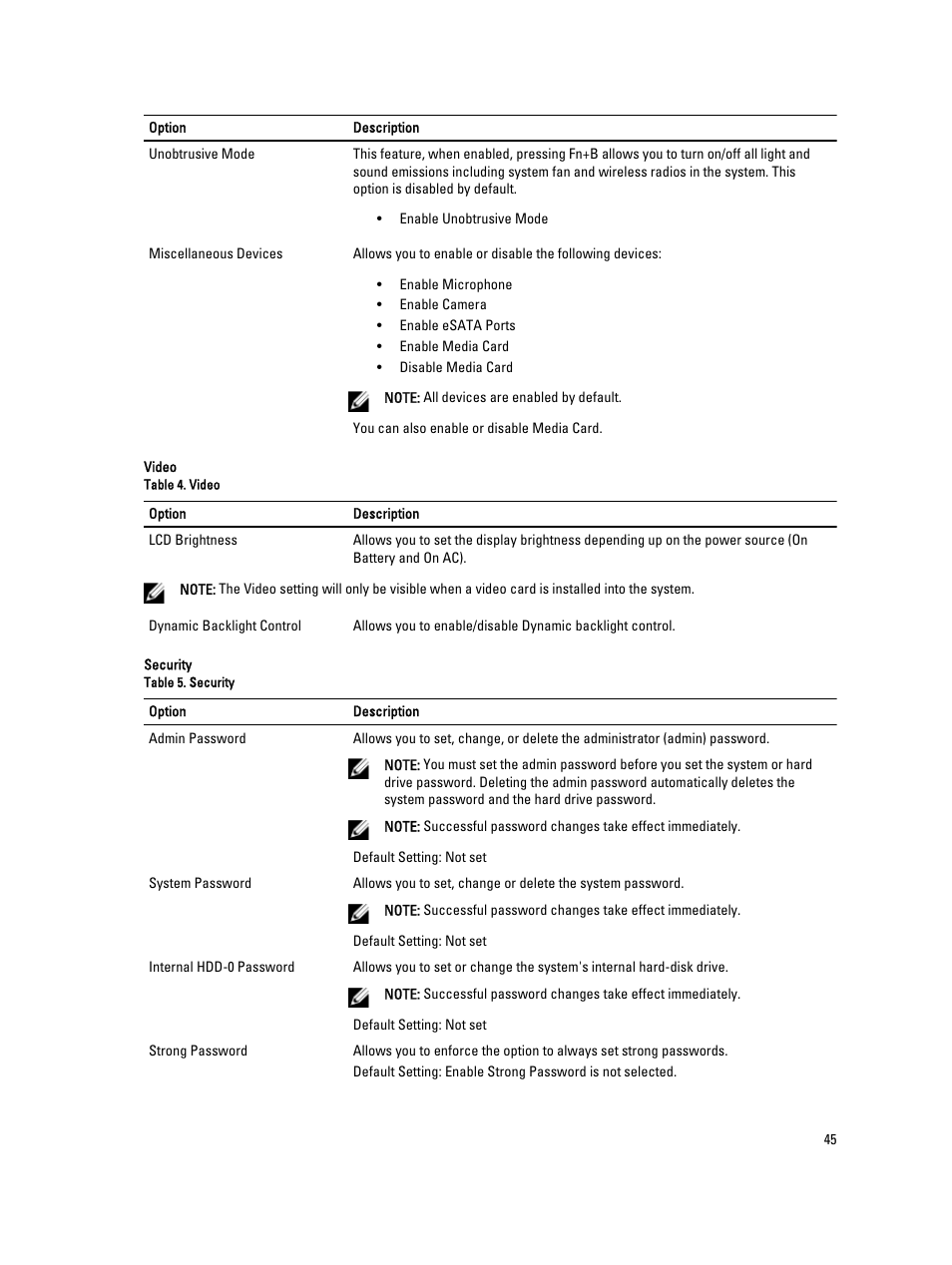Dell Latitude 6430u (Late 2012) User Manual | Page 45 / 61
