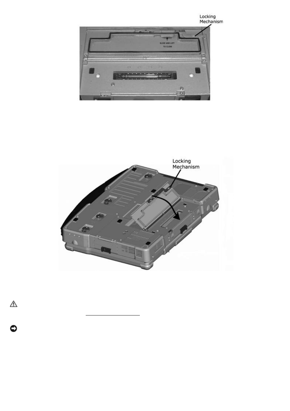 Accessing the hard disk drive compartment | Dell Latitude D630 XFR (Early 2008) User Manual | Page 15 / 23
