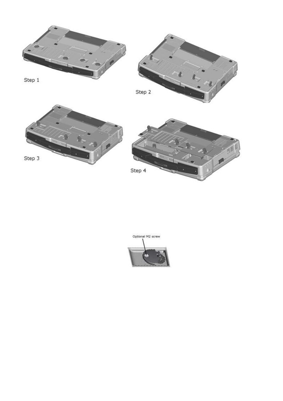 Hinged door, Figure 2 2 sample hinged door | Dell Latitude D630 XFR (Early 2008) User Manual | Page 5 / 23