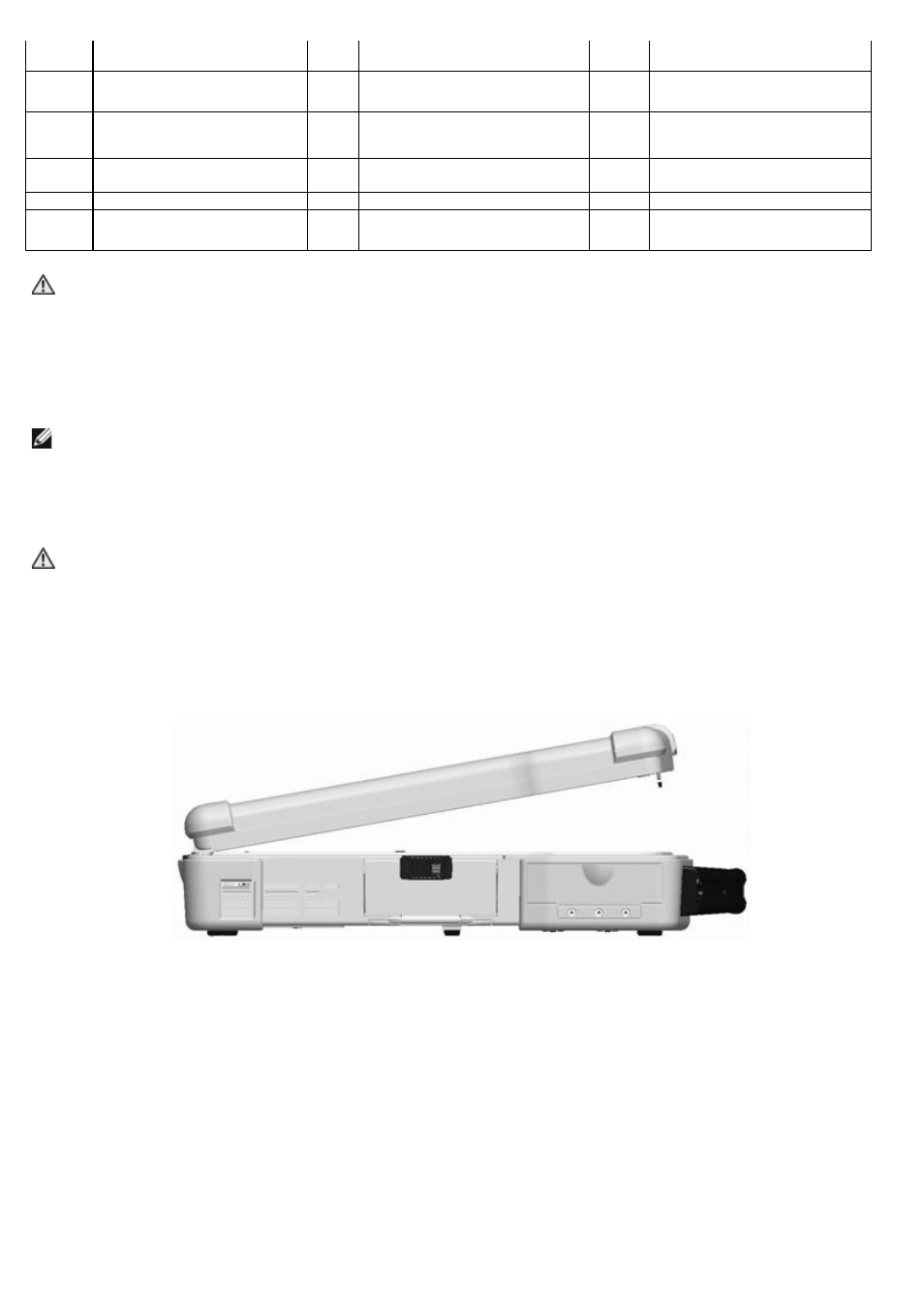 Left side view | Dell Latitude D630 XFR (Early 2008) User Manual | Page 8 / 23