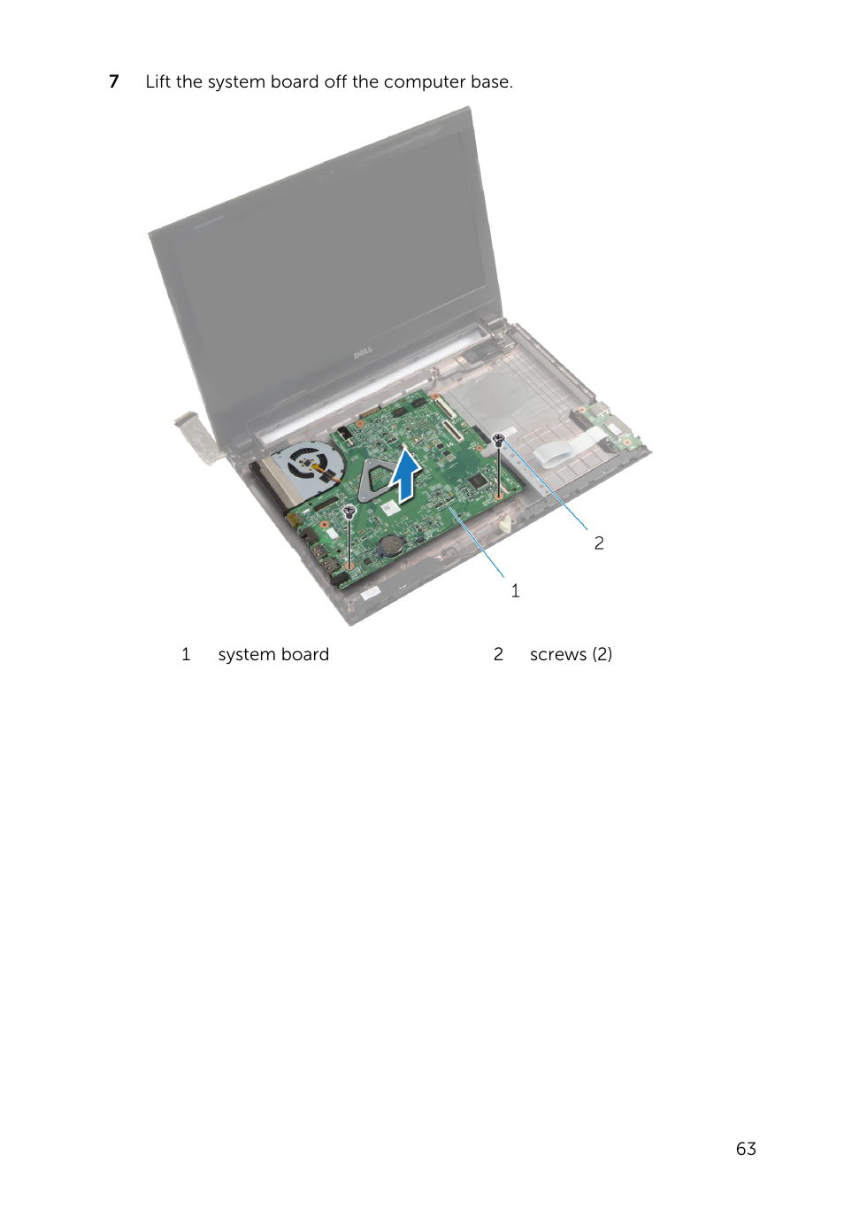 Dell Inspiron 14 (3442, Early 2014) User Manual | Page 63 / 84