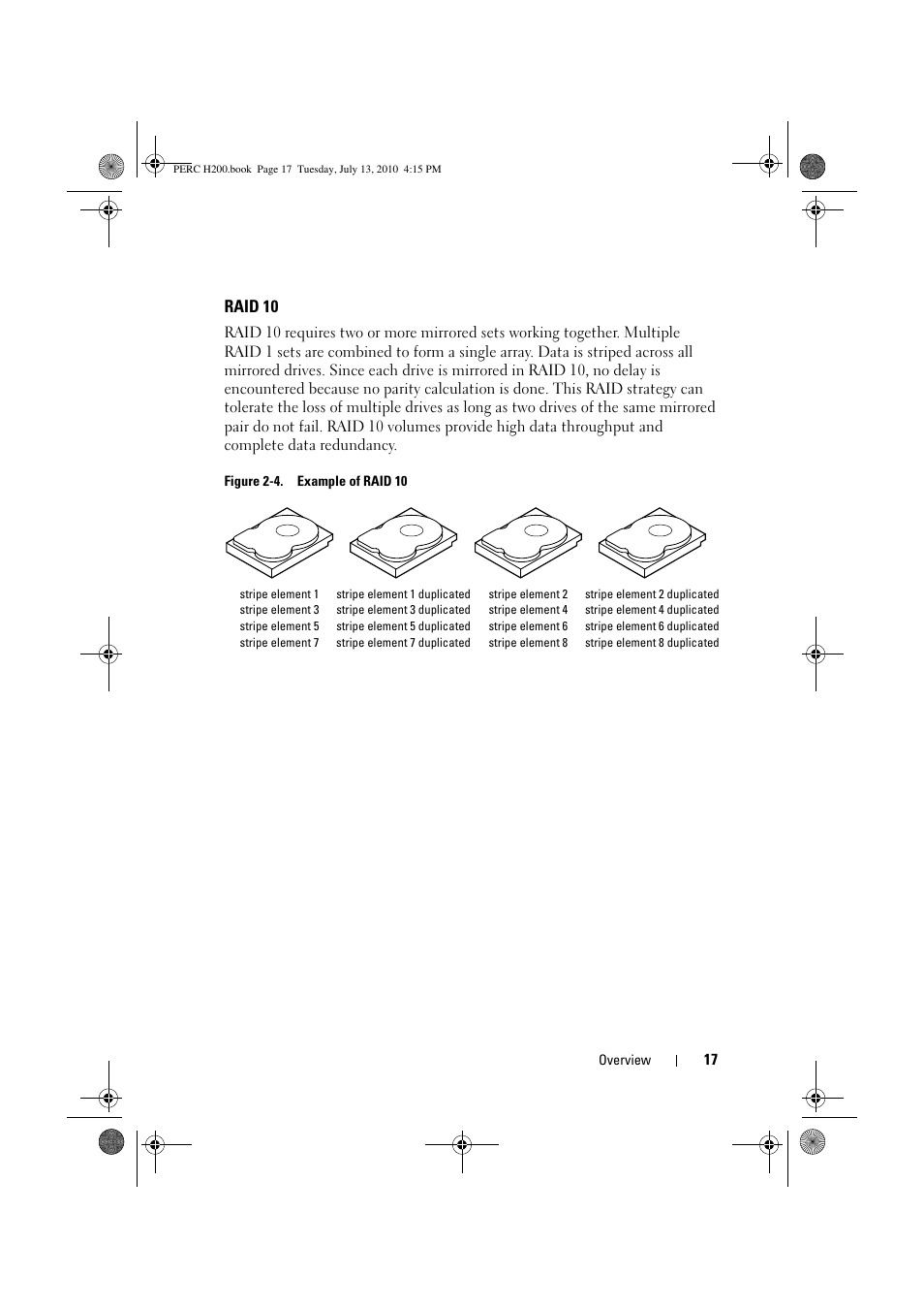 Raid 10 | Dell PowerEdge RAID Controller H200 User Manual | Page 17 / 92