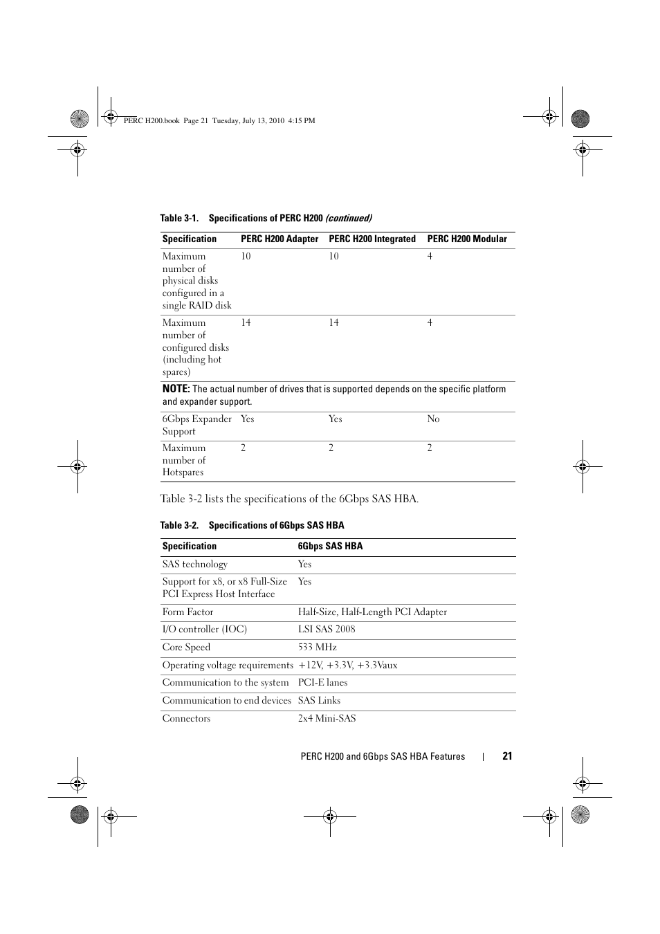 Dell PowerEdge RAID Controller H200 User Manual | Page 21 / 92