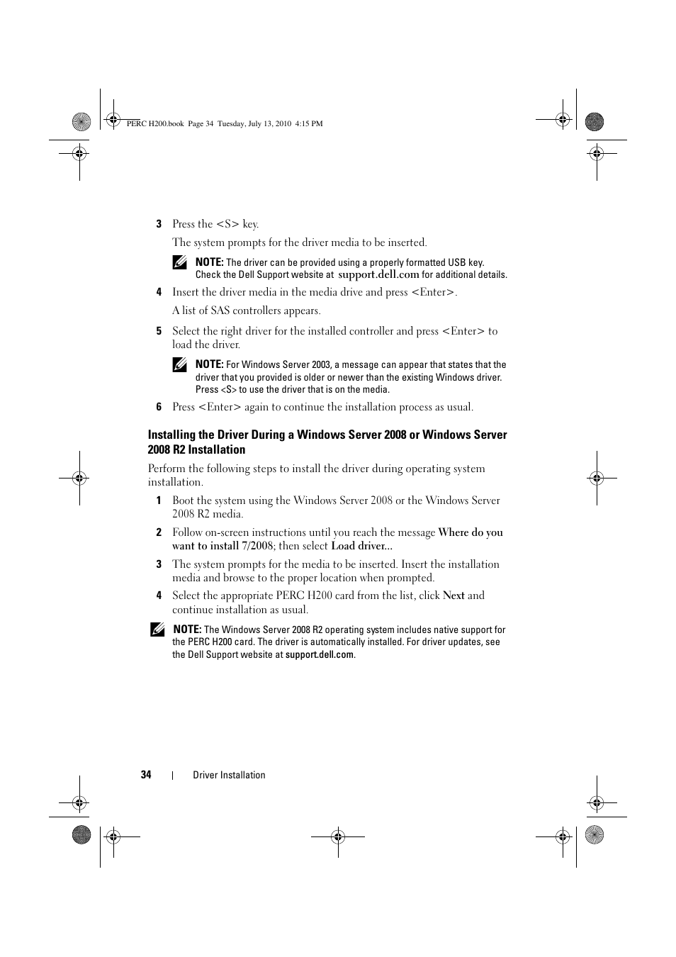 Dell PowerEdge RAID Controller H200 User Manual | Page 34 / 92