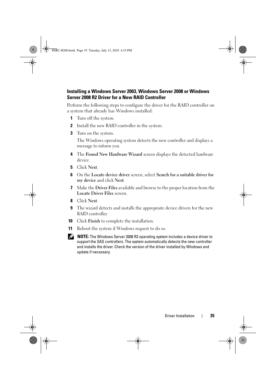 Dell PowerEdge RAID Controller H200 User Manual | Page 35 / 92