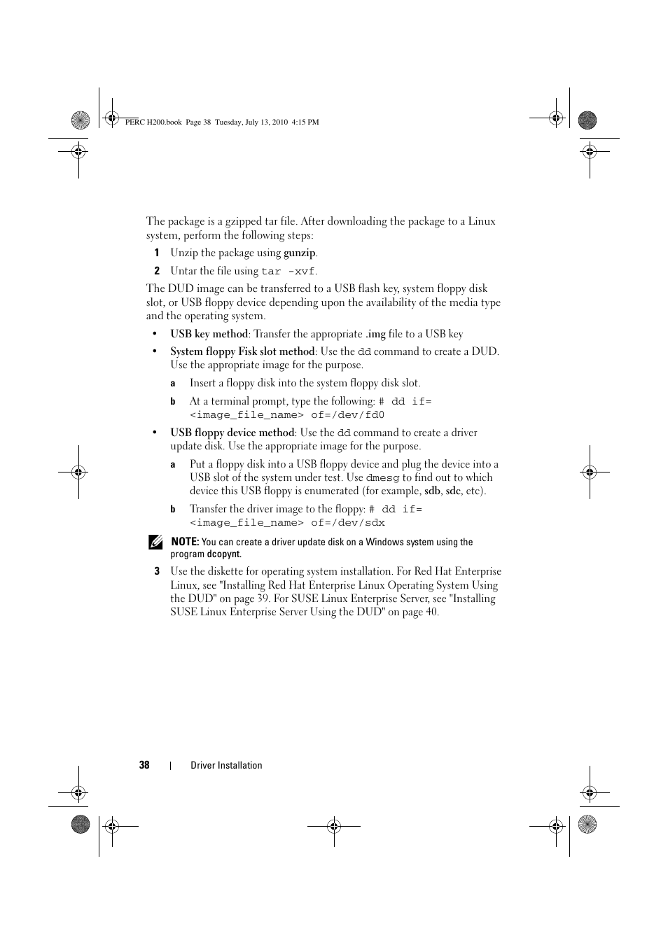 Dell PowerEdge RAID Controller H200 User Manual | Page 38 / 92