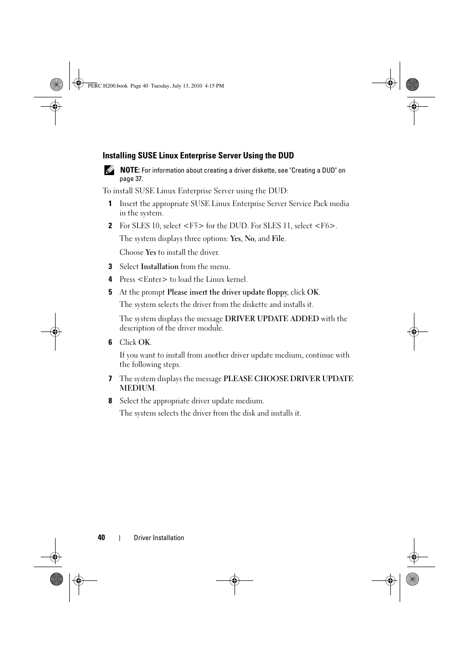 Dell PowerEdge RAID Controller H200 User Manual | Page 40 / 92