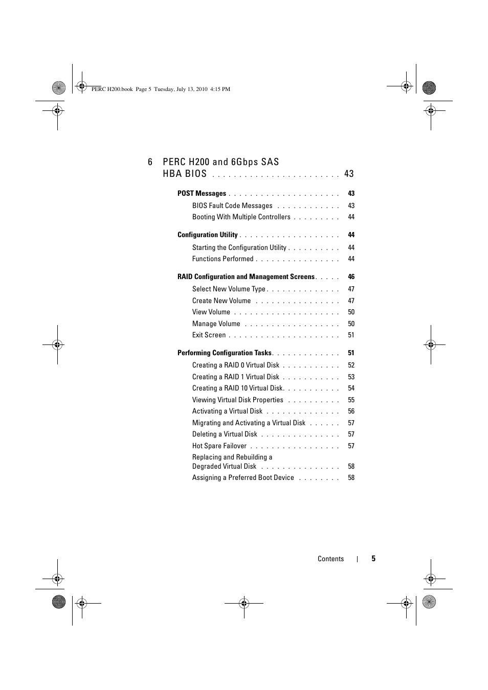 Dell PowerEdge RAID Controller H200 User Manual | Page 5 / 92