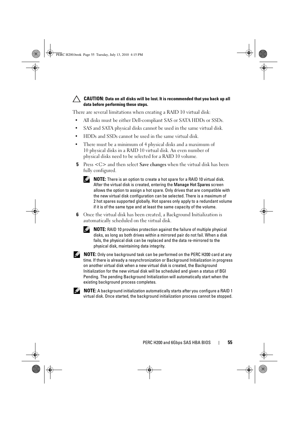 Dell PowerEdge RAID Controller H200 User Manual | Page 55 / 92