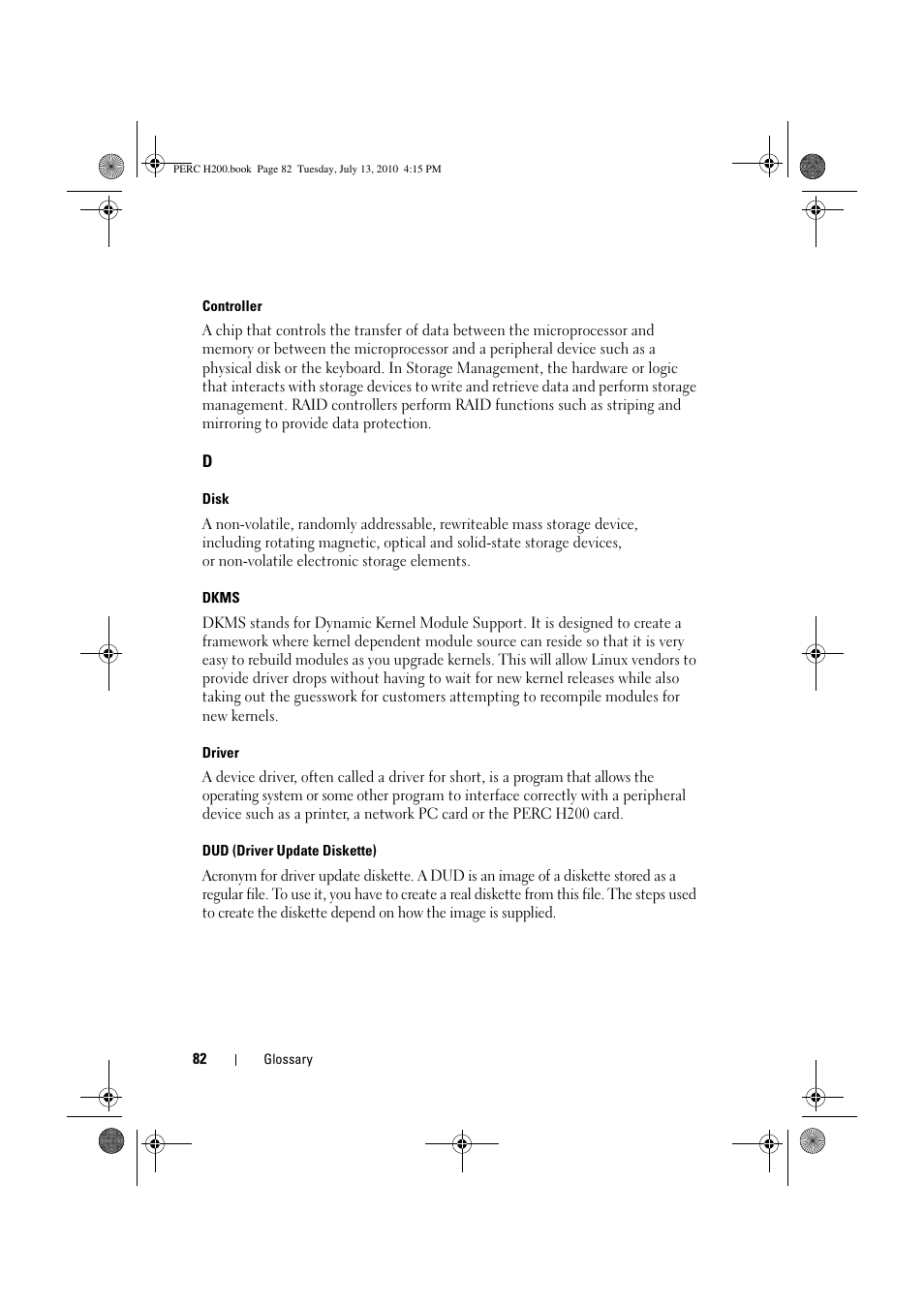 Dell PowerEdge RAID Controller H200 User Manual | Page 82 / 92