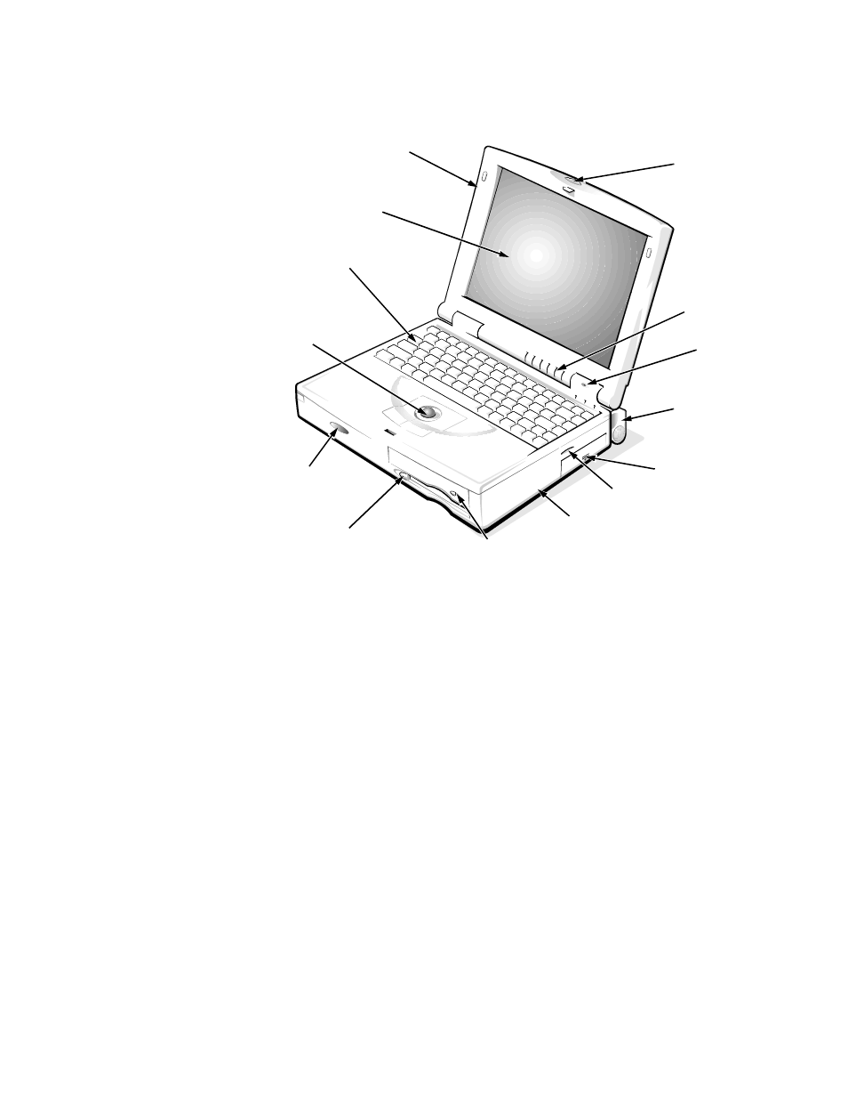 Physical description, Physical description -2, Hysical description | Dell Latitude Xpi CD User Manual | Page 10 / 122