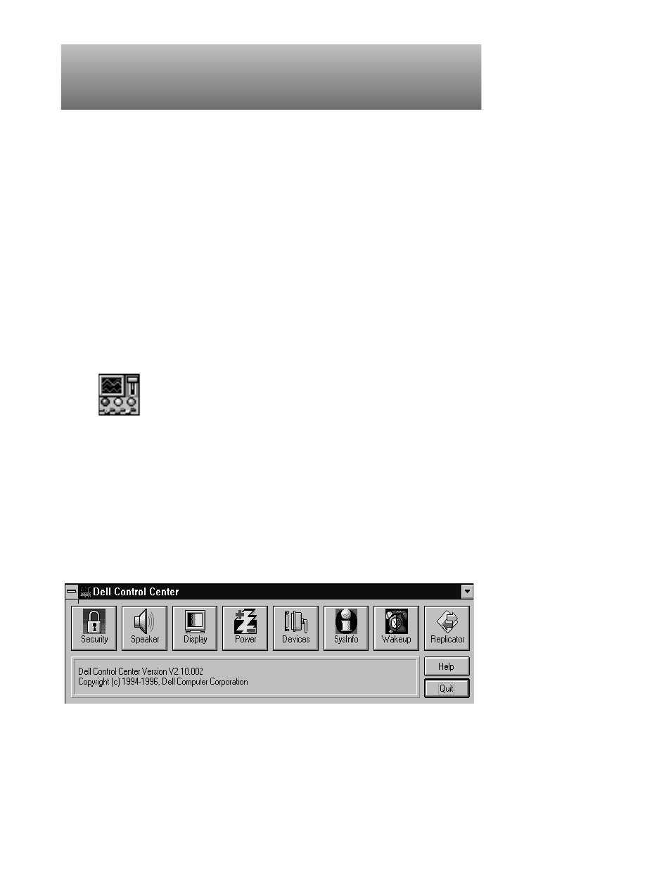 System setup options, Accessing the dell control center, System setup options y | Appendix b | Dell Latitude Xpi CD User Manual | Page 111 / 122