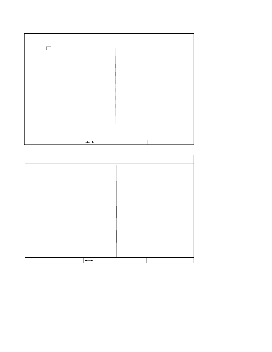 System setup screens, System setup scre, Figure b-3. system setup screens | Dell Latitude Xpi CD User Manual | Page 113 / 122