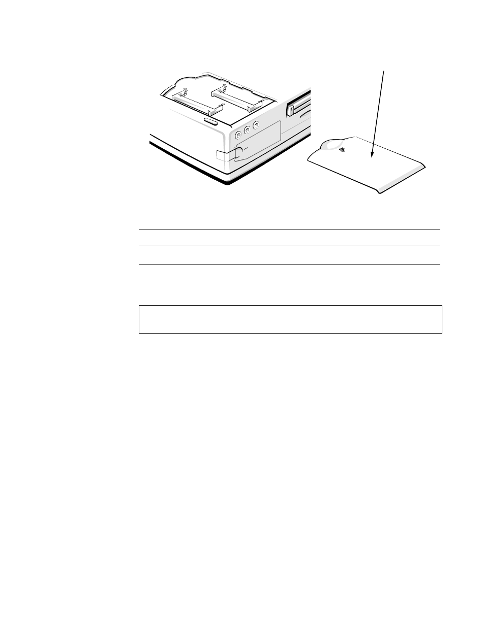 Memory compartment cover, Memory compartment cover -8 | Dell Latitude Xpi CD User Manual | Page 46 / 122