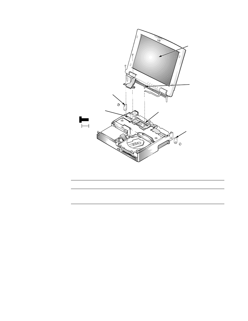 Display assembly, Display assembly -18, Figure 4-14. display assembly removal | Dell Latitude Xpi CD User Manual | Page 56 / 122