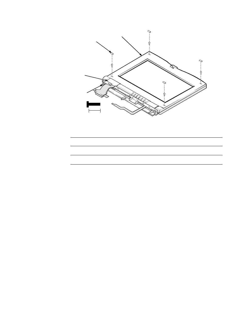 Display assembly bezel, Display assembly bezel -20, Figure 4-15. display assembly bezel removal | Dell Latitude Xpi CD User Manual | Page 58 / 122