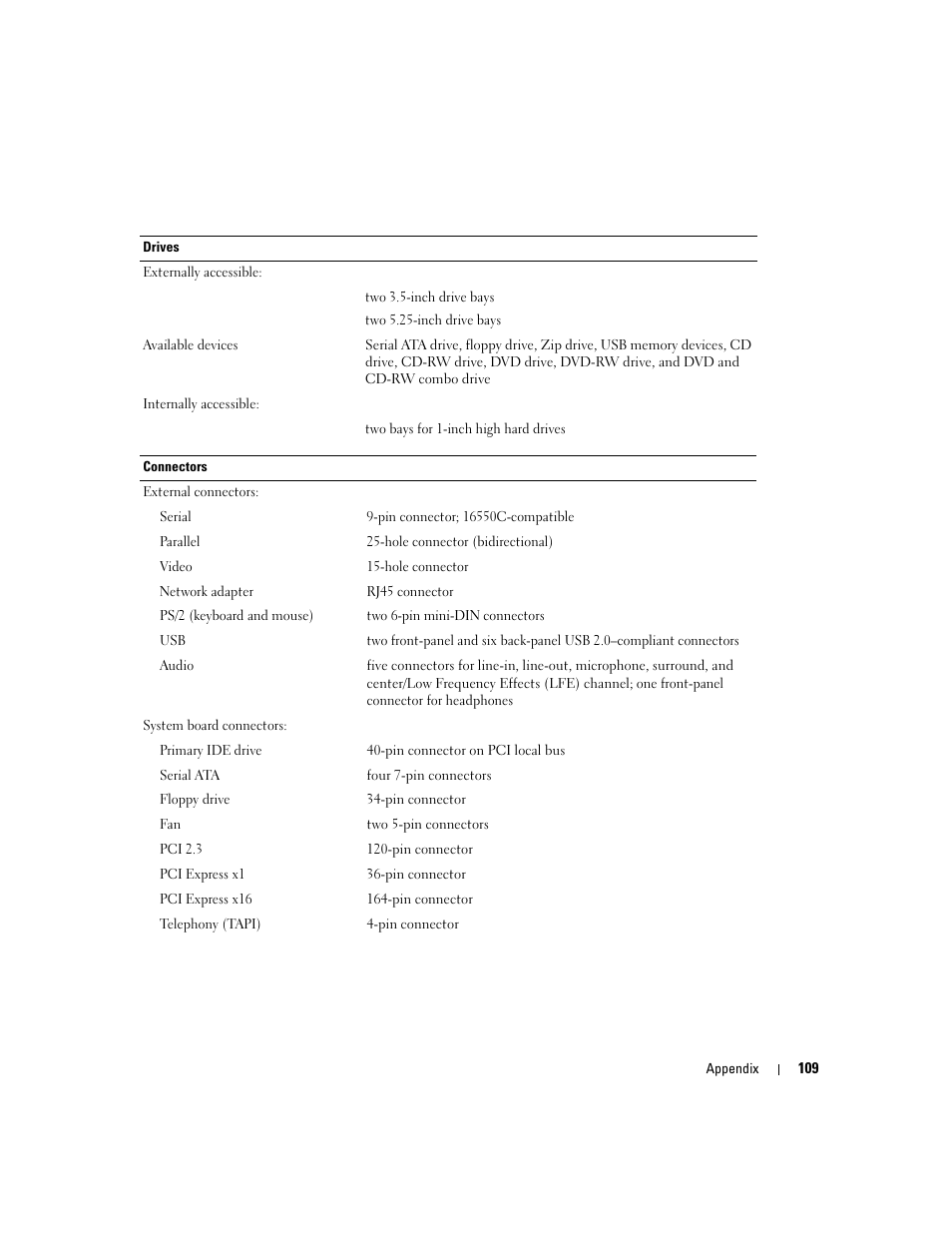 Dell Dimension 8400 User Manual | Page 109 / 146