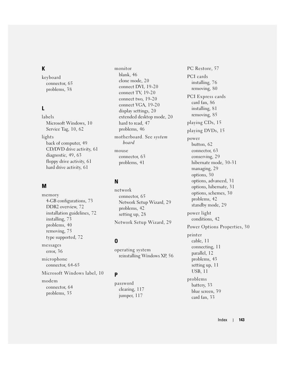 Dell Dimension 8400 User Manual | Page 143 / 146