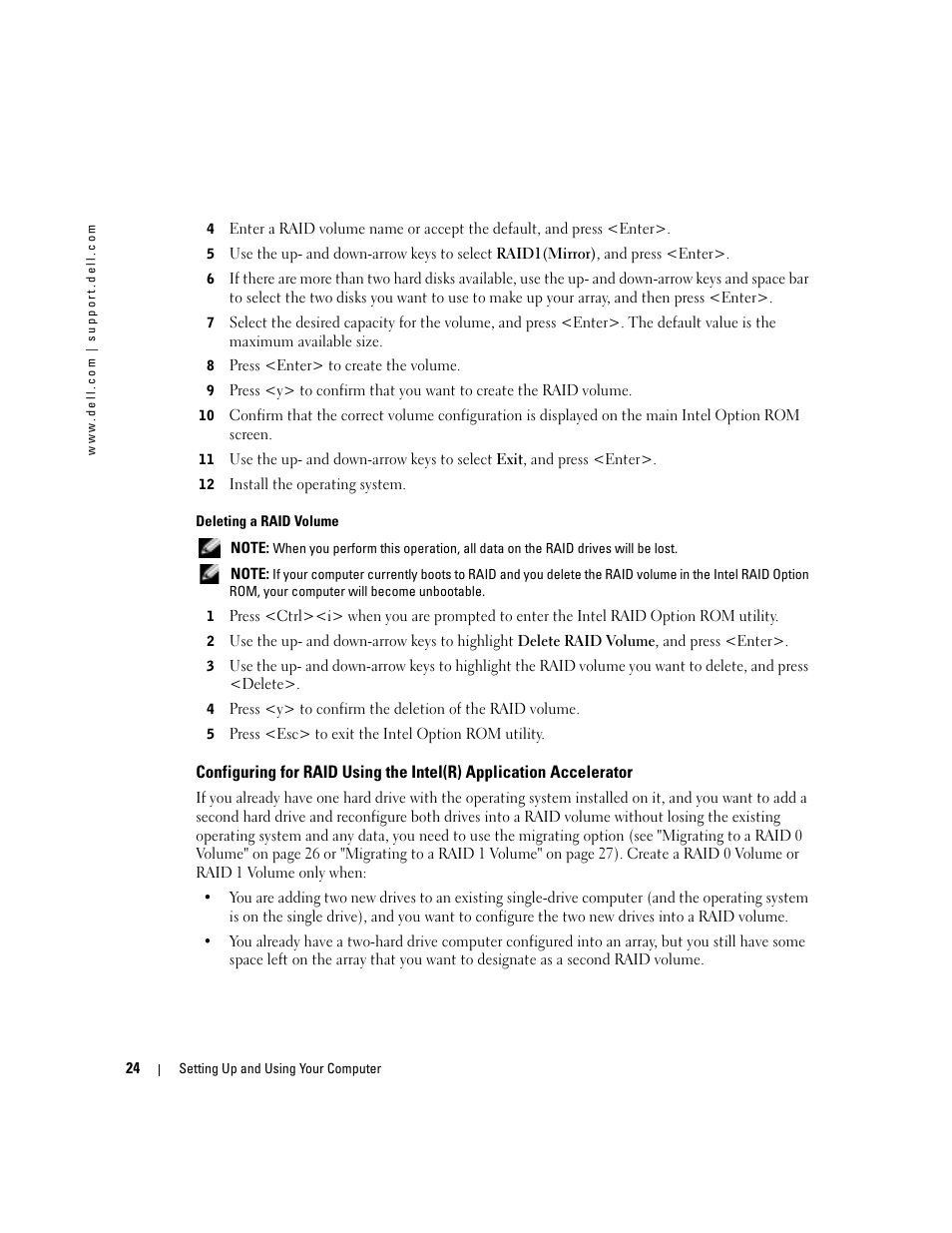 Dell Dimension 8400 User Manual | Page 24 / 146
