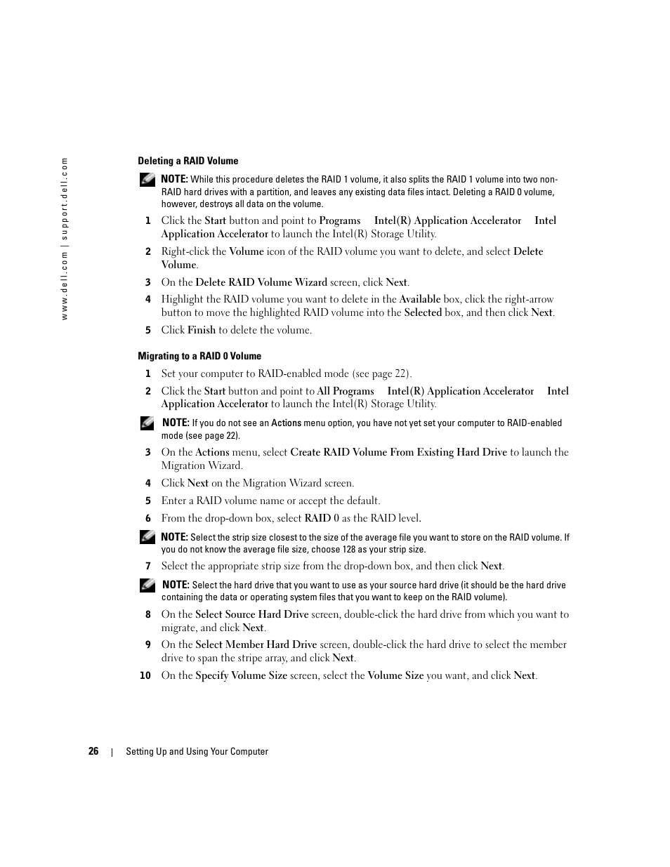 Dell Dimension 8400 User Manual | Page 26 / 146