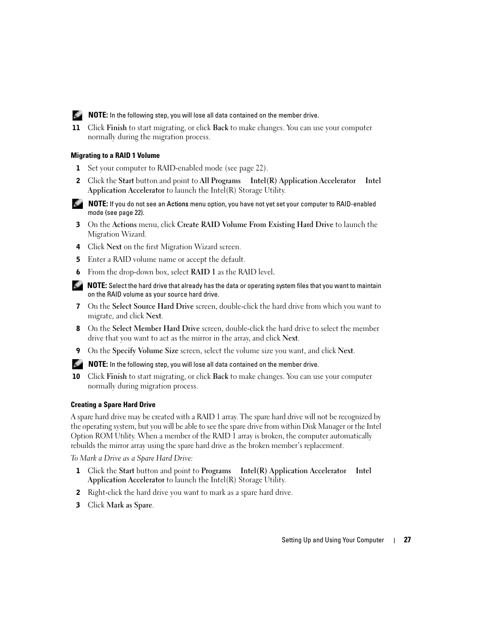 Dell Dimension 8400 User Manual | Page 27 / 146