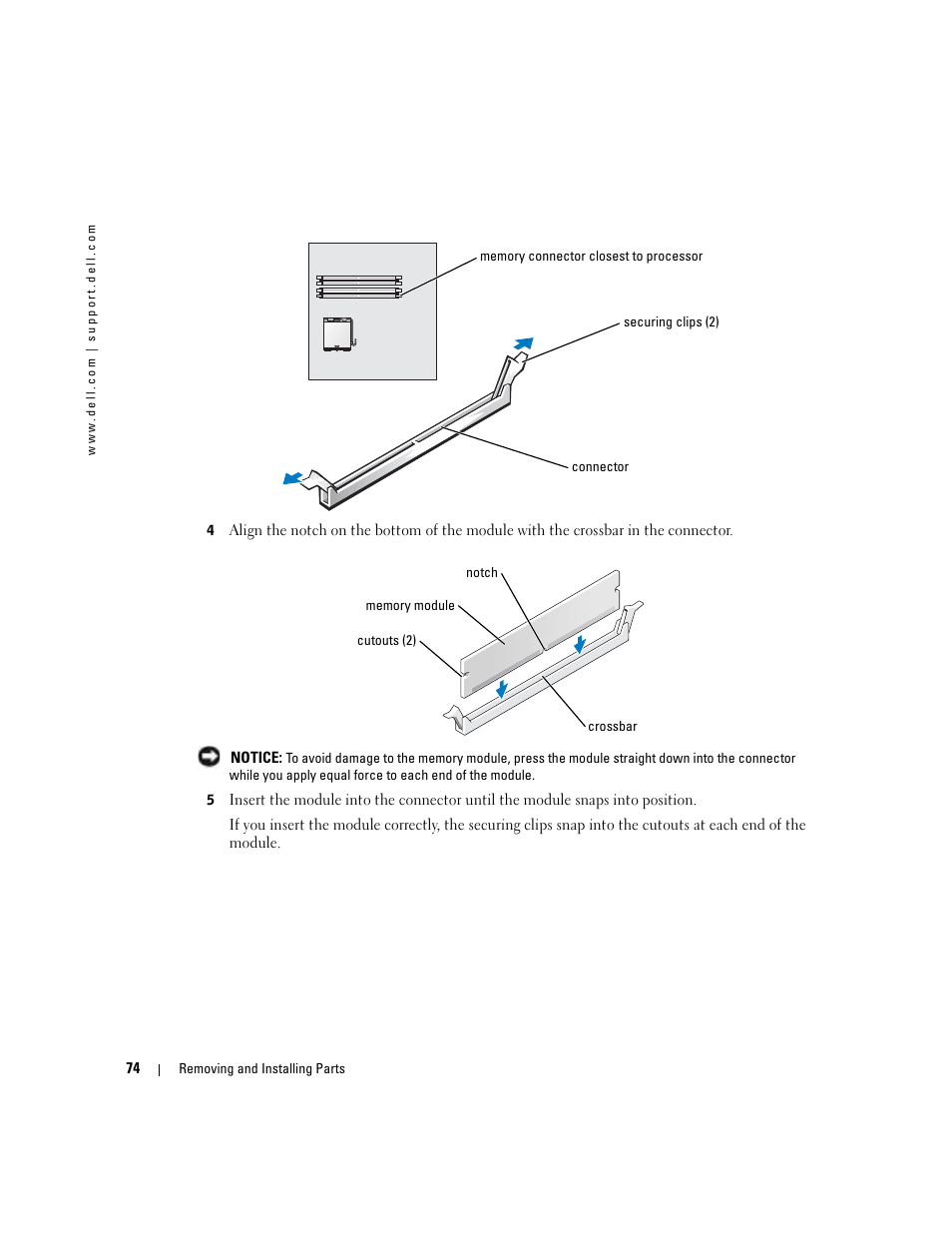 Dell Dimension 8400 User Manual | Page 74 / 146