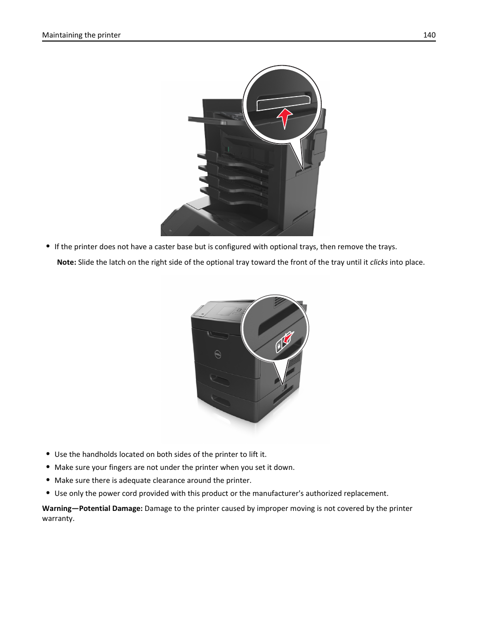 Dell B5460dn Mono Laser Printer User Manual | Page 140 / 226