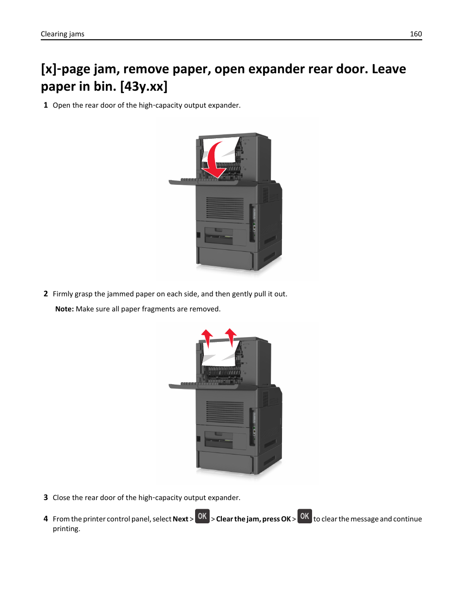 Dell B5460dn Mono Laser Printer User Manual | Page 160 / 226