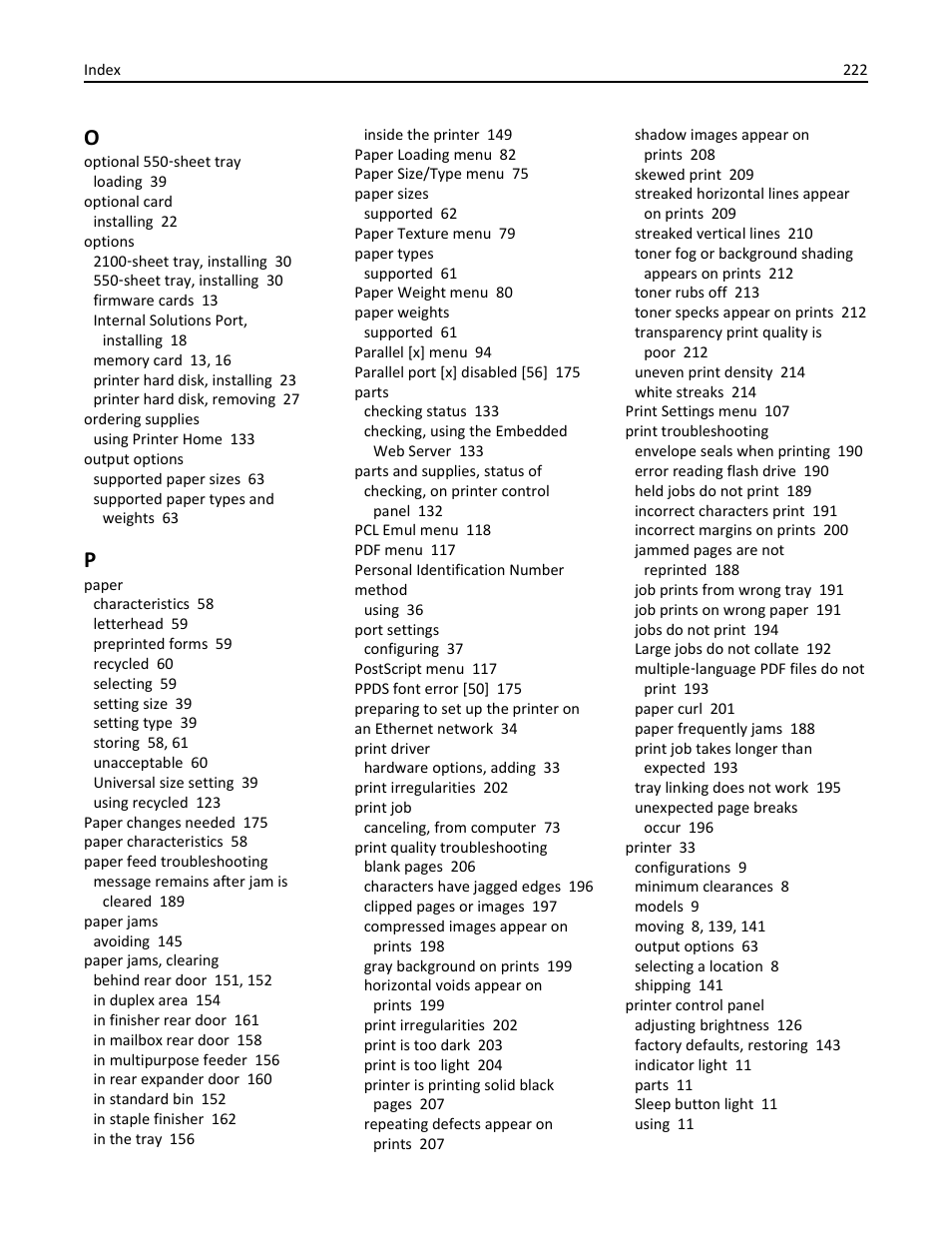 Dell B5460dn Mono Laser Printer User Manual | Page 222 / 226