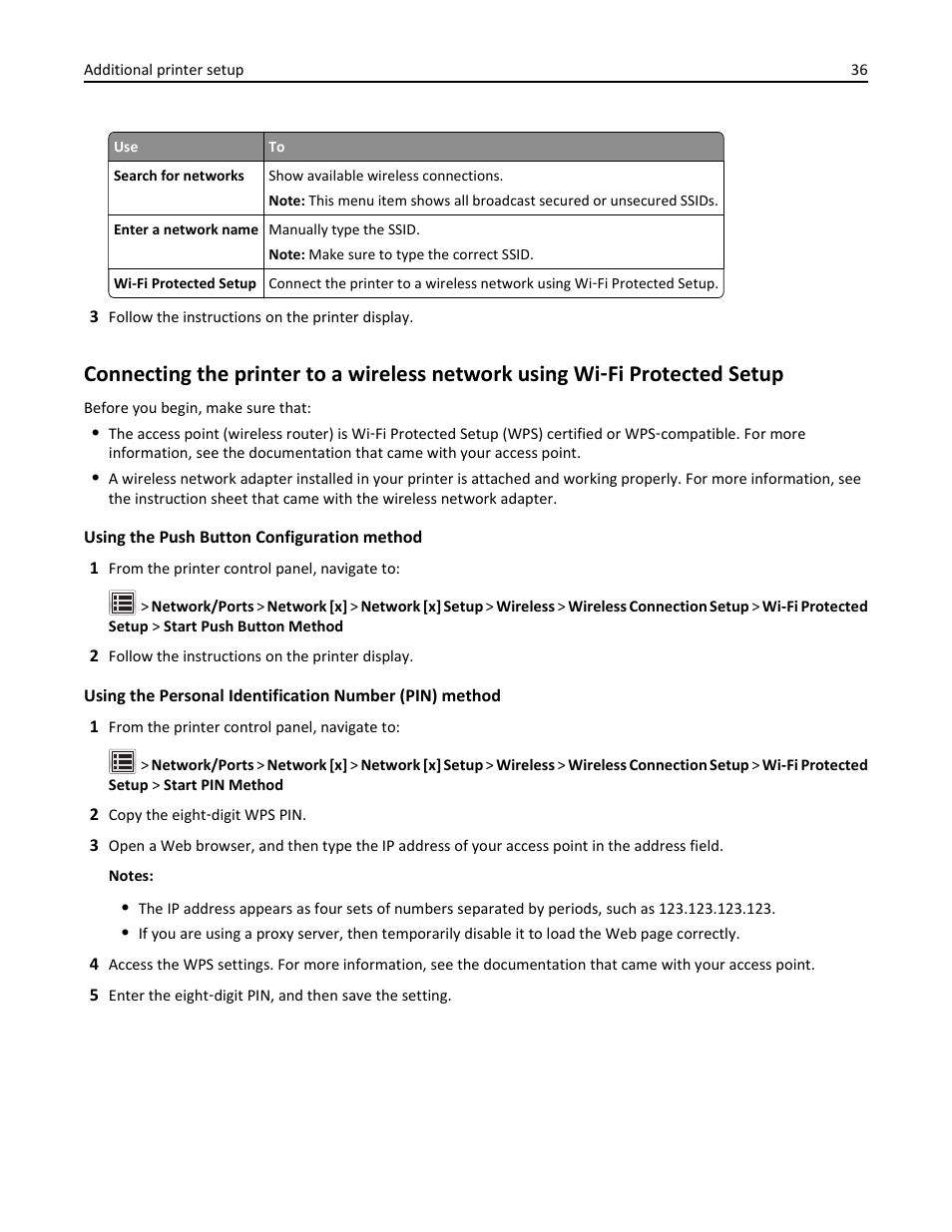 Dell B5460dn Mono Laser Printer User Manual | Page 36 / 226