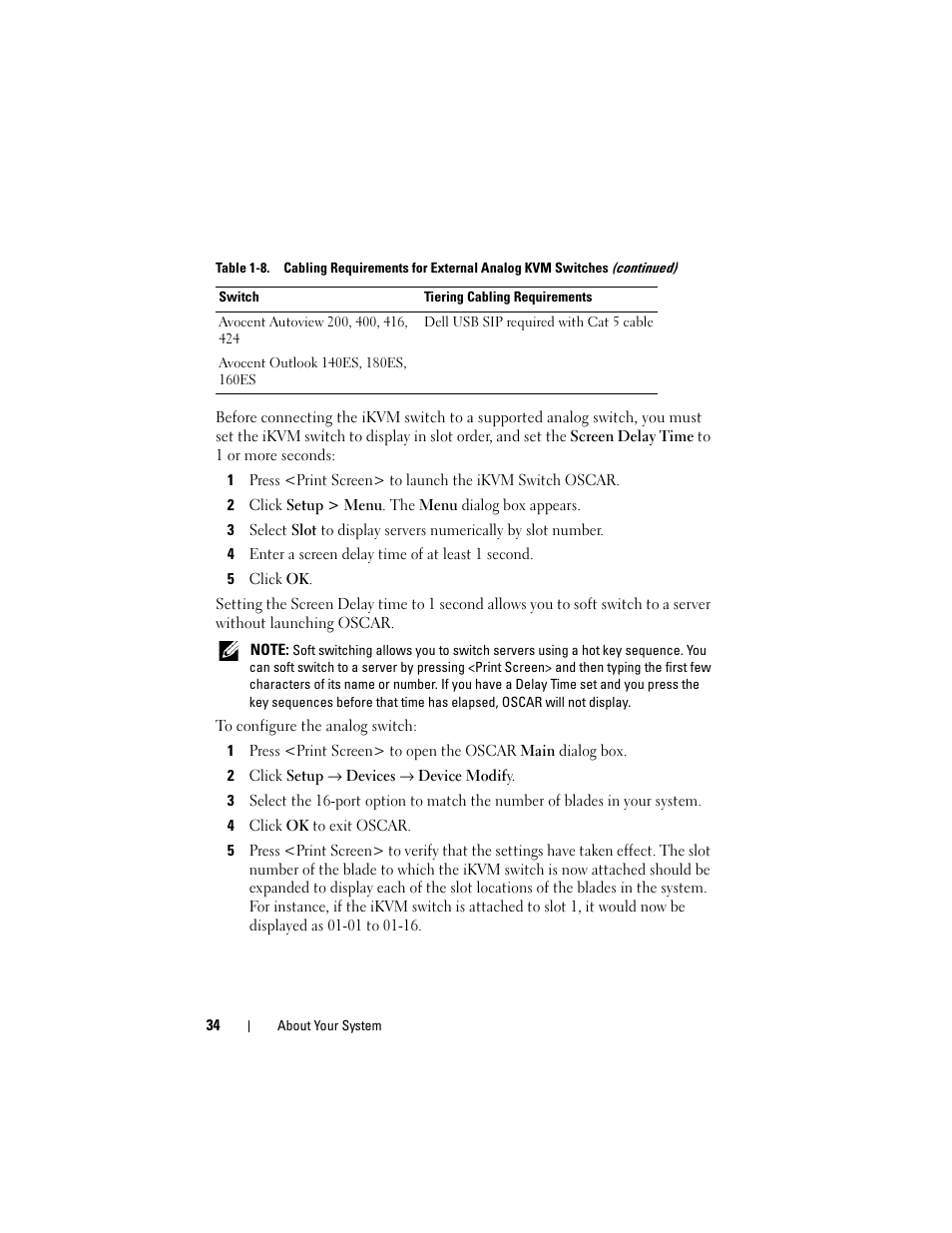 Dell POWEREDGE M905 User Manual | Page 34 / 236