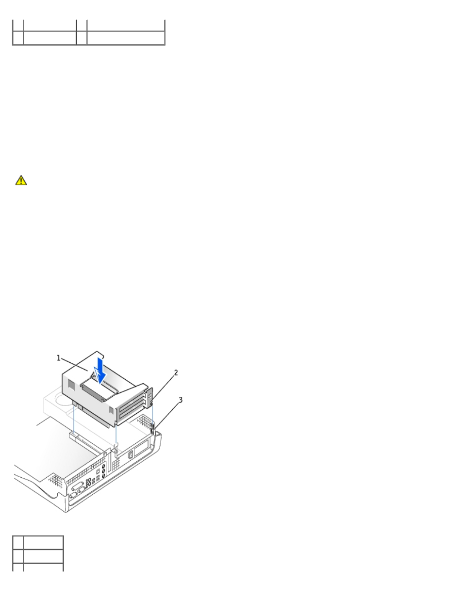 Installing a card | Dell OptiPlex GX260 User Manual | Page 114 / 235