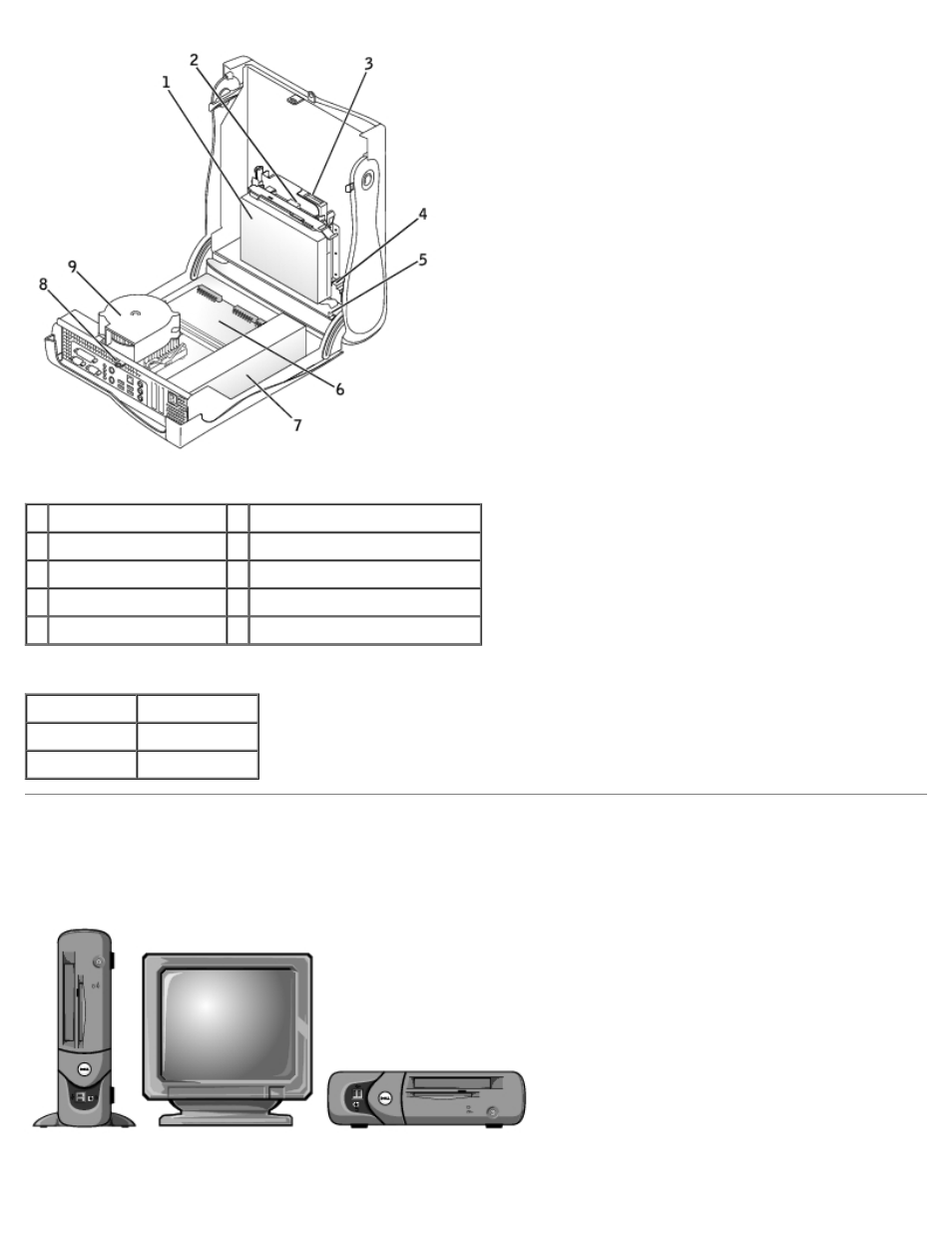 Attaching and removing the computer, Stand, Attaching and removing the computer stand | Dell OptiPlex GX260 User Manual | Page 33 / 235