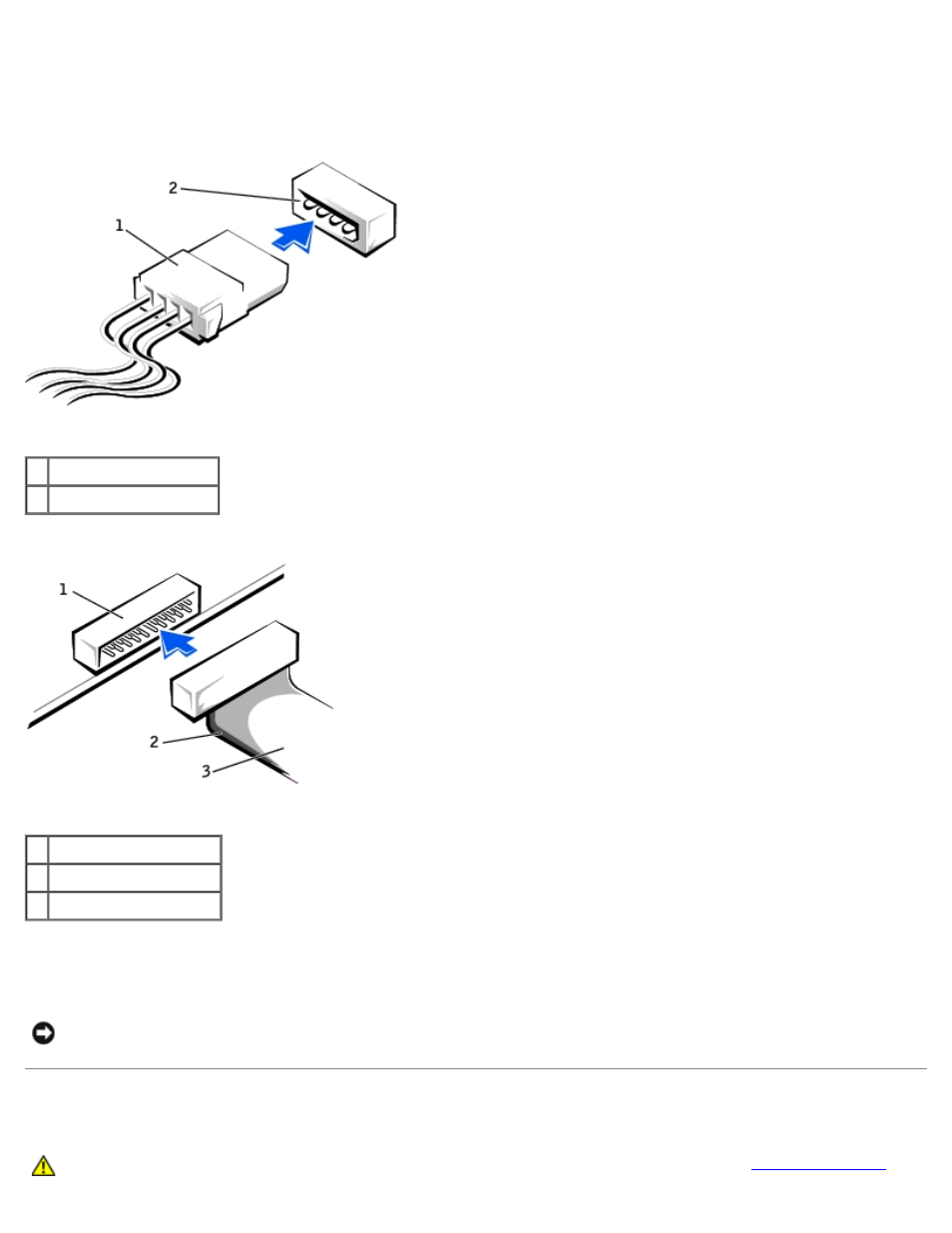 Hard drive, Connecting drive cables | Dell OptiPlex GX260 User Manual | Page 54 / 235