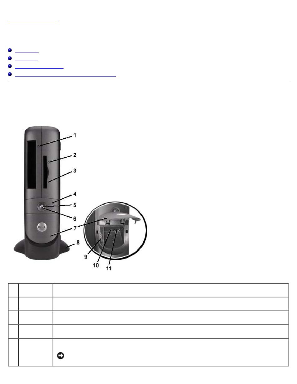 About your computer, Front view | Dell OptiPlex GX260 User Manual | Page 78 / 235