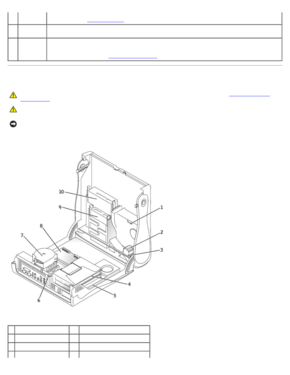 Inside your computer | Dell OptiPlex GX260 User Manual | Page 81 / 235