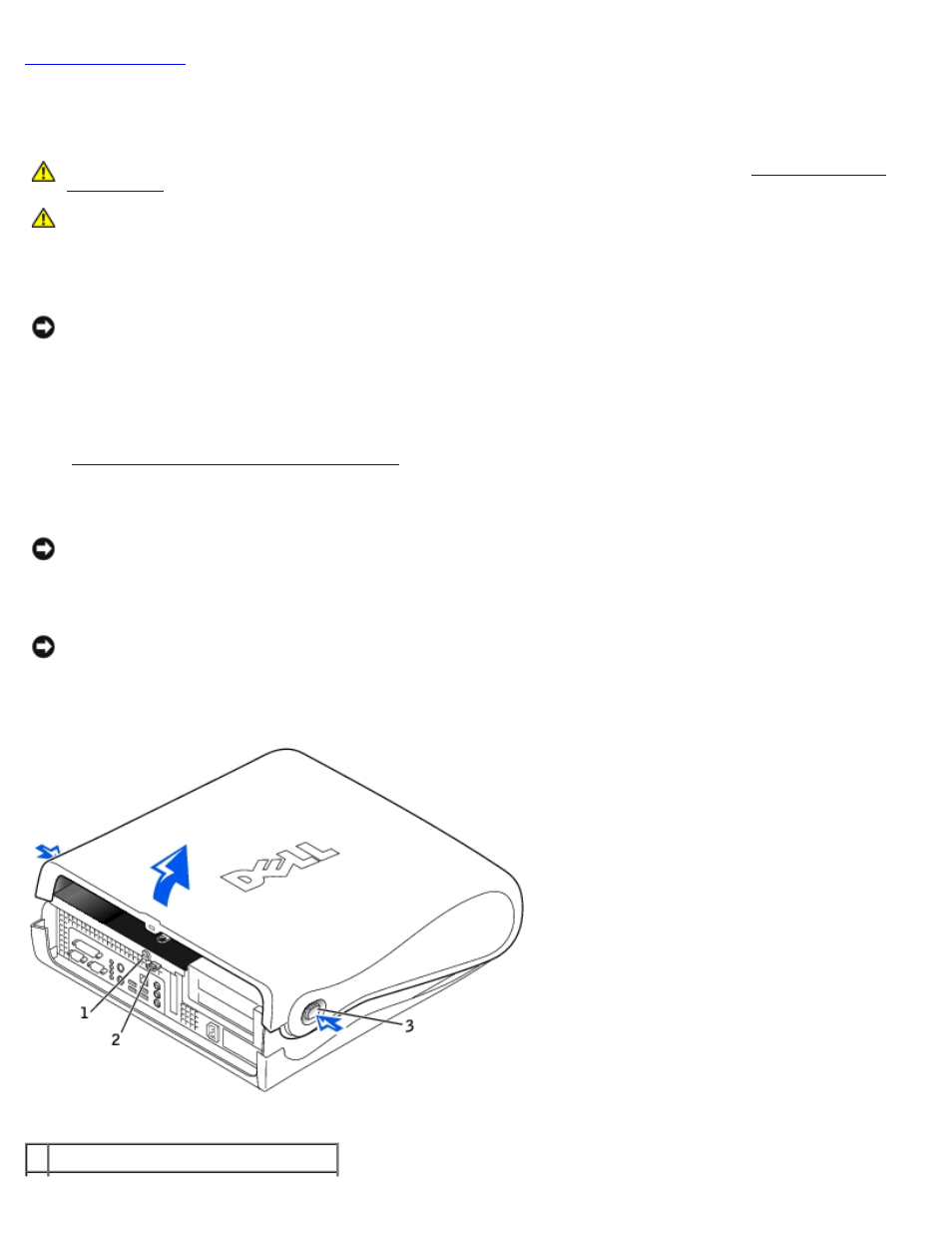 Opening the computer cover | Dell OptiPlex GX260 User Manual | Page 85 / 235