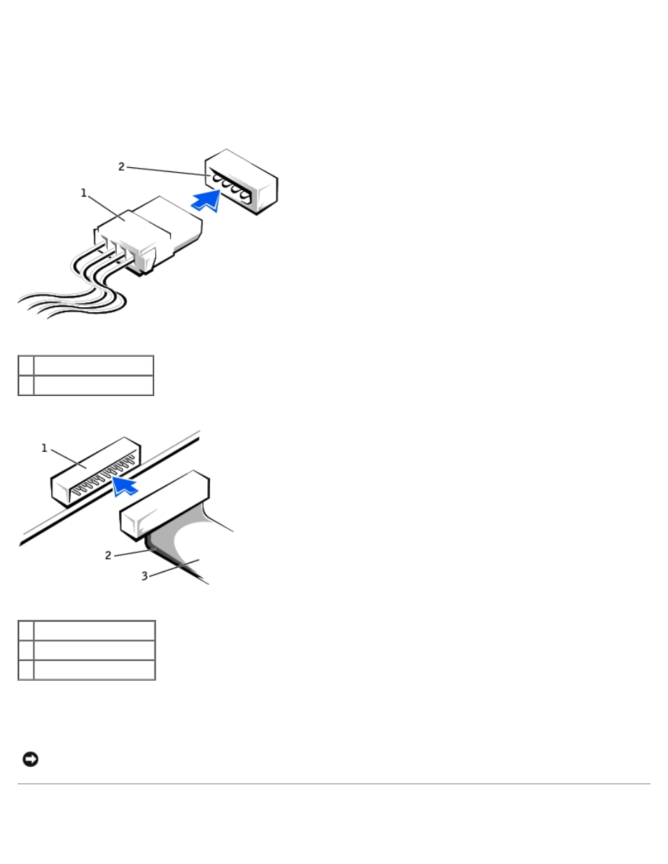 Connecting drive cables | Dell OptiPlex GX260 User Manual | Page 91 / 235