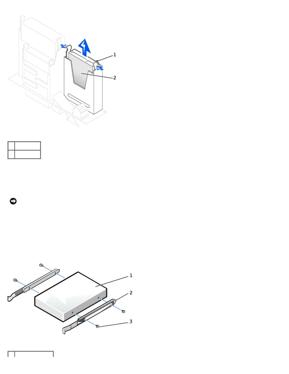 Installing a hard drive | Dell OptiPlex GX260 User Manual | Page 94 / 235
