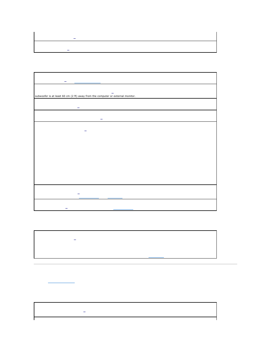 Sound and speaker problems, If the display is difficult to read, If only part of the display is readable | If you have a problem with integrated speakers | Dell Latitude D600 User Manual | Page 84 / 121
