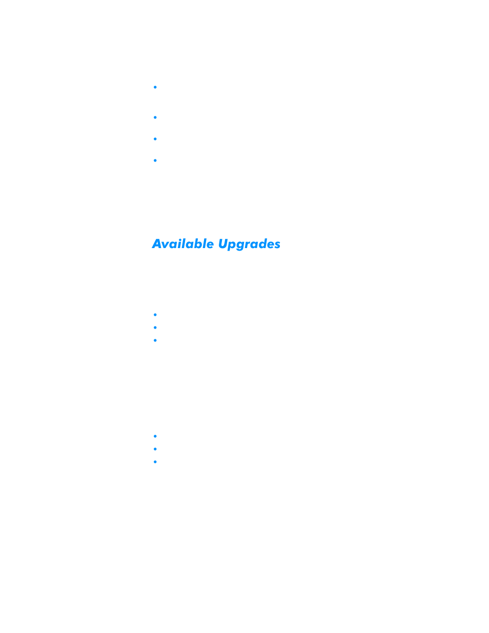 Available upgrades, Upgrades -3 | Dell Dimension L___cx User Manual | Page 19 / 162